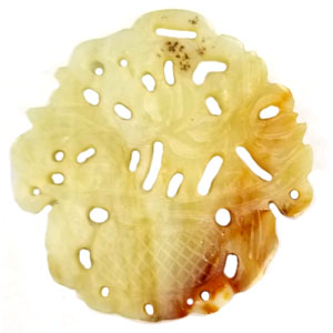 HSIU JADE BASKET 53X55MM MULTI PENDANT